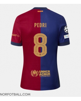 Billige Fotballdrakt Barcelona Pedri Gonzalez #8 Replika Hjemmedrakt 2024-25 Kortermet